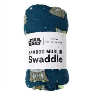 NWT Little Sleepies “Grogu” Bamboo Muslin Swaddle Blanket ONLY